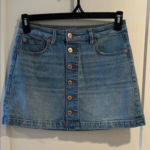 American Eagle Outfitters Button-Up Denim Skirt - New never worn